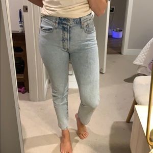Levi’s 501 high waisted jeans